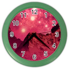 Manipulation Fantasy Photoshop Color Wall Clock by Wegoenart