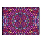 Kaleidoscope  Double Sided Fleece Blanket (Small)  45 x34  Blanket Back