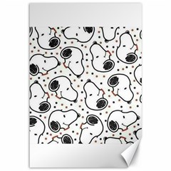 Dog Pattern Canvas 12  X 18  by Vaneshart