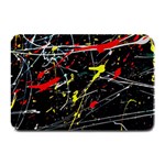 Random Paint Splats Background Plate Mats 18 x12  Plate Mat