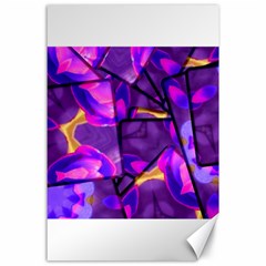 Background Wallpaper Flower Canvas 24  X 36  by Vaneshart