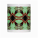 Christmas Pattern White Mugs Center