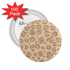 Leopard Print 2 25  Buttons (100 Pack)  by Sobalvarro