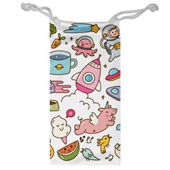 Set Kawaii Doodles Jewelry Bag by Vaneshart