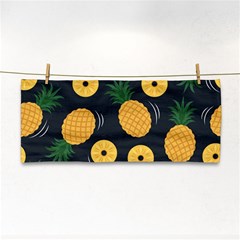 Seamless Pattern Pineapple Pattern Hand Towel by Vaneshart