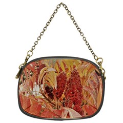 Autumn Colors Leaf Leaves Brown Red Chain Purse (one Side) by yoursparklingshop