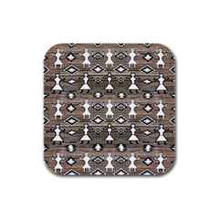 Nr 13 Rubber Square Coaster (4 Pack)  by ArtworkByPatrick