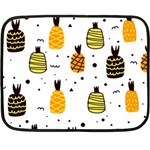 Pineapples Double Sided Fleece Blanket (Mini)  35 x27  Blanket Front