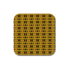 Rby-100 Rubber Square Coaster (4 Pack)  by ArtworkByPatrick