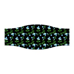 Carnation Pattern Black Stretchable Headband by snowwhitegirl