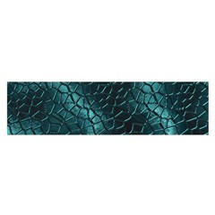 Texture Glass Network Glass Blue Satin Scarf (oblong) by Vaneshart