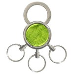 Structure Nature Texture Pattern 3-Ring Key Chain Front