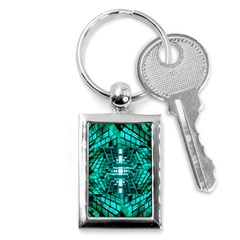 Texture Building Structure Pattern Key Chain (rectangle) by Vaneshart