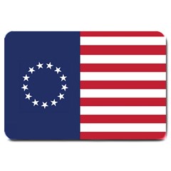 Betsy Ross Flag Usa America United States 1777 Thirteen Colonies Vertical Large Doormat  by snek