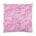 coffee pink Standard Cushion Case (One Side) Front