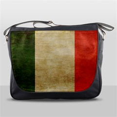 Grunge Italy Flag Messenger Bag by trulycreative