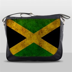 Grunge Jamaica Flag Messenger Bag by trulycreative