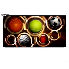 Sport Ball Tennis Golf Football Pencil Cases by HermanTelo