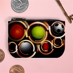 Sport Ball Tennis Golf Football Mini Coin Purse by HermanTelo