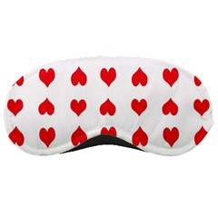 Heart Red Love Valentines Day Sleeping Mask by HermanTelo