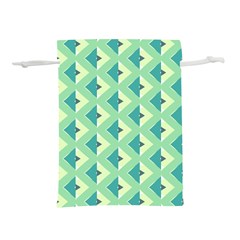 Background Chevron Green Lightweight Drawstring Pouch (m) by HermanTelo