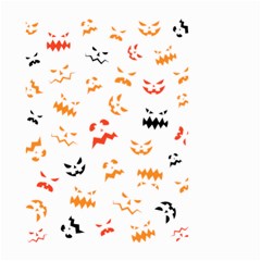 Pumpkin Faces Pattern Small Garden Flag (two Sides) by Sobalvarro