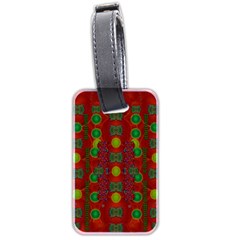 In Time For The Season Of Christmas Luggage Tag (two Sides) by pepitasart