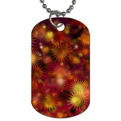 Star Abstract Background Wallpaper Dog Tag (one Side) by Wegoenart