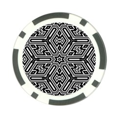 Grid Pattern Backdrop Seamless Design Geometric Patterns Line Poker Chip Card Guard by Vaneshart