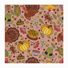 Thanksgiving Pattern Medium Glasses Cloth (2 Sides) by Sobalvarro