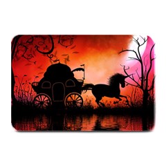 Drive In The Night By Carriage Plate Mats by FantasyWorld7