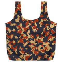 Aged Red, White, And Blue Camo Full Print Recycle Bag (xl) by McCallaCoultureArmyShop