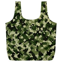 Dark Green Camouflage Army Full Print Recycle Bag (xl) by McCallaCoultureArmyShop