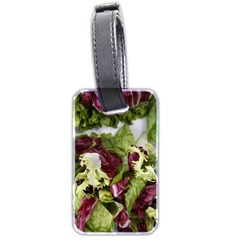 Salad Lettuce Vegetable Luggage Tag (two Sides) by Sapixe