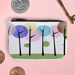 Forest Trees Nature Plants Mini Coin Purse by HermanTelo