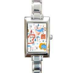 1 (1) Rectangle Italian Charm Watch by designsbymallika