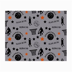 Slam Dunk Basketball Gray Small Glasses Cloth by mccallacoulturesports