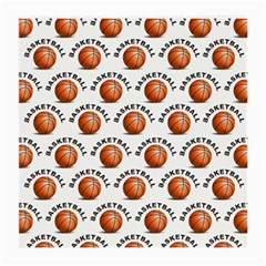 Orange Basketballs Medium Glasses Cloth by mccallacoulturesports