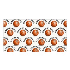 Orange Basketballs Satin Shawl by mccallacoulturesports