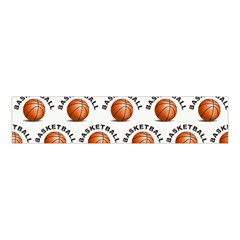 Orange Basketballs Velvet Scrunchie by mccallacoulturesports