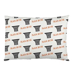 Slam Dunk Baskelball Baskets Pillow Case by mccallacoulturesports