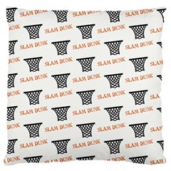 Slam Dunk Baskelball Baskets Standard Flano Cushion Case (two Sides) by mccallacoulturesports