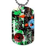 Dots And Stripes 1 1 Dog Tag (One Side) Front