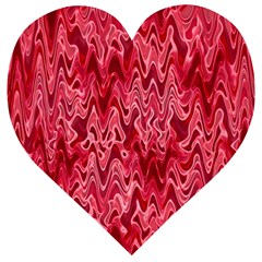 Background Abstract Surface Red Wooden Puzzle Heart by HermanTelo