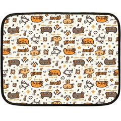 Animal Patterns Safari Fleece Blanket (mini) by Vaneshart