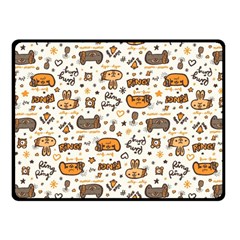 Animal Patterns Safari Fleece Blanket (small) by Vaneshart