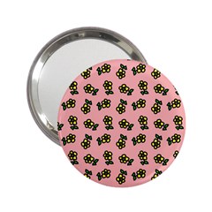 Daisy Pink 2 25  Handbag Mirrors by snowwhitegirl