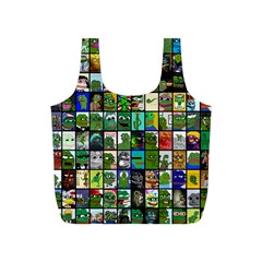 Pepe The Frog Memes Of 2019 Picture Patchwork Pattern Full Print Recycle Bag (s) by snek