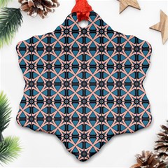 Df Alhambrine Cetta Snowflake Ornament (two Sides) by deformigo