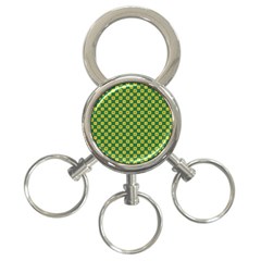 Df Green Domino 3-ring Key Chain by deformigo